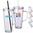 Plastic Tumbler with Handle 24 oz.