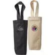 Canvas Wine Tote Bag for Single Bottle