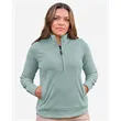 J. America Women's Element Fleece Quarter-Zip Sweatshirt