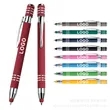 2-in-1 Retractable Ballpoint Pen with Stylus tip