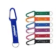Carabiner w/Strap & Metal Plate