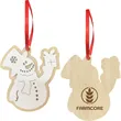 Snowman Layered Wood Ornament
