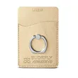 Leeman Shimmer Card Holder With Metal Ring Phone Stand