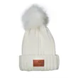 Leeman Knit Beanie With Fur Pom Pom