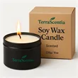 Scented Soy Wax 8oz Candle with Tin and Gift Box