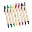 Eco-Friendly Kraft Paper Tube Ballpoint Pen