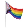 b.free Rainbow Pride LGBTQ+ Handheld Flag