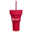 Team 365 1L Recycled PP Stadium Tumbler with Snack Bowl