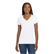 Gildan Women's Heavy Cotton 100% Cotton V-Neck T-Shirt.