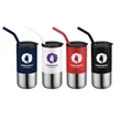 Destin 16 oz Double Wall Tumbler with Straw