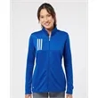 Adidas Women's 3-Stripes Double Knit Full-Zip Jacket