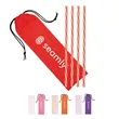 Reusable Straws in Drawstring Pouch
