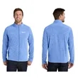 Port Authority® Men's Heather Microfleece Full-Zip Jacket