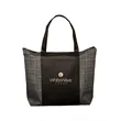 Tonal Non-Woven Zipper Trade Show Tote Bag