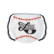 Game Time! Baseball Drawstring Bag