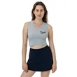 Baby Rib Sleeveless V-Neck Crop