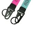 Nylon Web Wristlet Keychain Strap