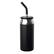 Stainless Steel Tumbler with Lid and Straw, 22 oz.