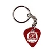 PVC Guitar Pick Key Ring with Chain