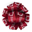 1 1/2" Badge Satin Bow - Foil