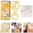 50th Birthday Party Favors Golden Bottle Opener