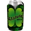 Full Color Shamrock Can Cooler