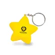 Star Shape Stress Ball Keychain