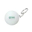 Golf Ball Shape Stress Ball Keychain