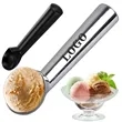 Durable 7 Inch Aluminum Ice Cream Scoop Spade-Anti-Freeze