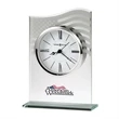 Liberty patriotic glass tabletop clock