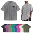 Unisex Adult Garment-Dyed Drop-Shoulder T-Shirt