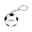 Soccer Shape Stress Ball Keychain