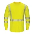 Bulwark Men's Hi-Visibility Lightweight Long Sleeve T-Shirt