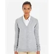 Harriton Women's Pilbloc V-Neck Button Cardigan Sweater