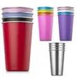 4 Pack 16oz Stainless Steel Beer Cup