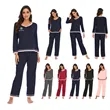 Long-Sleeve Pants Breathable Fade-Resistant Soft Pajama Set