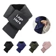 Unisex Thickened Polar Fleece Warm Neck Gaiter with Front Po