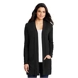 Port Authority Ladies Concept Long Pocket Cardigan .