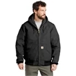 Carhartt Quilted-Flannel-Lined Duck Active Jacket