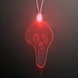 Screaming Ghost LED Acrylic Necklace