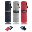 16" Golf Towel Waffle Pattern Cleaner Clip Tournament Swag
