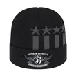 Stars & Stripes Knit Cap with Cuff