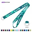3/4" Sublimated Lanyard Metal Split Ring