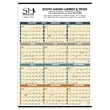 Triumph® Calendars Time Management Span-A-Year (Non-Lamin...