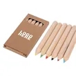 6 Colored Pencils w/ Box