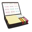 Leatherette Flip-Top Calendar Box with Sticky Sheets