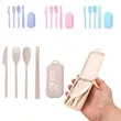 Collapsible Reusable Utensils Set with Case