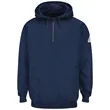 Bulwark Men's Flame Resistant Quarter-Zip Hooded Sweatshirt