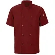 Chef Designs Mimix™ Short Sleeve Chef Coat with OilBlok