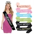 Custom Satin Sash For Party Decorations